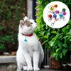 Dog Collars 10 Pcs Pet Collar Bell Cat Bells Accessories DIY Hanging Necklace Crafted Multi-function Kitten Puppy