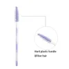 500pcs de alta qualidade Nyl descartável Mascara Wands Soft Mascara Brush Wand Sobrancelha Comb Brushes Profial Eyeles Tool d1aC #