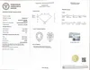 Gevşek Elmaslar HPHT Laboratuar Grown Diamond 1.02CT VS1 Süslü Pembe Renkli Armut Şekli Taş IGI Sertifikalı Parlak Taş