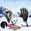 Gloves Winter Ski Gloves Warm And Waterproof Fleece Lined Men Women Snowboard Ski Gloves 3finger Touch Screen Ski Riding