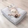 Canis canetas luxo pet mat cão dormir cama grande cão confortável ninho tapete macio casa de cachorro gato sofá tapete destacável suprimentos para animais de estimação y240322