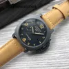 Panerass Luminors vs Factory Top Quality Watch Automatic Automatic Watch P.900 Automatic Watch Top Clone لـ Wristwatch Top Leisure Super Luminous Caries بالكامل