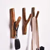 Hooks Nordic Retro Branch Wood Hook Room Organizer Home Decoration Accessories Wall Decor Nyckelhållare Hyllor för sovrumshängare