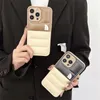 남자 여자 전화 케이스 패션 아이폰 케이스 디자이너 편지 phonecase for iPhone 15 14 13 12 11 phonecases 컬러 블록 휴대 전화 케이스 브랜드