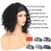 Pruiken Kort Krullend Pruiken voor Vrouwen 12 inch Synthetisch Haar Lijmloze Zwarte Vrouw Pruik Machine Gemaakt Bob Afro Kinky Krullend hoofdband Pruik