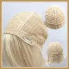 Wigs Huaya 100 см длиной прямой парик парик для женщин для женщин блондинка Красный розовый серый фиолетовый 23 цвета ложные волосы рождественские парики