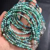 Decorative Figurines Unit One Bracelet 925 Silver Buckle With Wholesale Natural Turquoise Crystal Healing Faceted Bead For Jewelry Gift