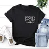 Camiseta feminina Hóquei Mãe Camisa Mães Dia Presente Esportes Mãe Camisa 100% Algodão O-pescoço Verão Plus Size Manga Curta Mulheres Moda Top 240322