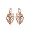 Baumelnde Kronleuchter-Ohrringe Davieslee 585 Roségold Farbe elegant für Frauen Blumenform Modeschmuck Ankunft Partygeschenke Dge164A D Otv84