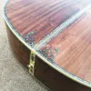 AUF LAGER, Factory Custom, Akustikgitarre aus KOA-Holz, echte Abalone, 41-Zoll-D-Modell, Cutaway-Gitarre, kostenloser Versand