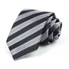 Bow Ties Men's Tie 8CM Neckties Jacquard Woven Stripes Striped Plaid Polka Dot Neck Neckwear For Wedding Party Business