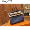 Borsa in vera pelle Bk Designer Borsa a mano Garanzia di qualità.Vitello portatile Togo nero di famiglia fatto a mano puro femmina Bk25/