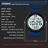 Montres-bracelets 2024 Montre de mode pour hommes de luxe numérique LED Sport militaire étanche date alarme électronique montres pour hommes Reloj Hombre