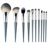 10 набор кистей для макияжа Кисть для теней для век Foundati Blush Highlight Brush Beauty Tools Производитель по индивидуальному заказу F5bj #