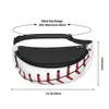 TABY TABY BASEBALL BALL Koronki szew fanny, spersonalizowana softball crossbody pakiet mężczyzn Kobiet rowerze rowerowy