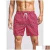 Men'S Shorts 2024 Surfing And Mens Loose Print Casual Beach Soaking Spring Instagram Style Swimming Pants Drop Delivery Apparel Cloth Dhbrd