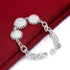 Bracelets de charme 925 Sterling Silver Fireworks Coral Pendentif Bracelet pour femme Mariage Engagement Bijoux de fête de mode