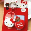 Keychains 2st/Set Cute Key Cap Covers Rings Identifier Tag Arrangörer Silikon Keychain Holder With Ball Jewlry Accessories