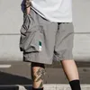 Sommer Cargo-Shorts Männer Lose Beiläufige Baggy Techwear Y2k Herren Shorts Sport Gym Stilvolle Große Tasche Hip Hop Kleidung Streetwear 240311