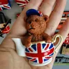 Magneti per il frigo Magnete per il frigorifero del Regno Unito London Bus Big Ben Windsor Oxford Bear UK Collezione di adesivi magnetici per frigorifero Regalo Y240322