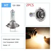 Inne światła samochodowe 2PCS ADPOW H7 100W 12V 55W SUPER BIAŁA BIAŁA LAMPĘ Mgły Halogen Bulbra Wysoką Power Reflektor Parking Lightl204