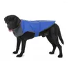 Vêtements de chien doux chaud chien de compagnie veste imperméable polyester/polaire gilet charge manteau coupe-vent vêtements d'hiver en plein air