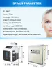 Cuidado de la piel Aqua Microdermabrasión facial Dermabrasión de diamante 10 en 1 Máquina de extracción de liquidación de oxígeno de agua portátil