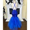 Royal Arabic Aso Ebi Blue Prom Dresses Mermaid Evening Formal Party Second Reception Birthday Engagement Bridesmaid Vestidos De Noche Femme Robes