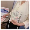 Shoulder Bags Ladies Luxury Handbags Mobile Phone Cotton Linen Mini Portable Buckle Crossbody