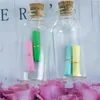 Бутылки для хранения, 24 шт., 30 мл, прозрачное байонетное стекло с пробковым орнаментом, подарки для рукоделия, флаконы для духов, многоразовые косметические банки