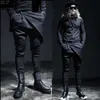Usando a versão coreana de botas e saias de calças justas casuais elegantes e personalizadas