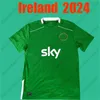 2024 Euro National Team Men Kids Ireland Football Shirt Soccer Jerseys Kit 1990 Retro Ireland World Cup Coyne Keane Vintage Irish Irland Retro Football Jersey