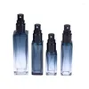 Aufbewahrungsflaschen Farbverlauf Blau Parfümflasche 5 ml 9 ml 20 ml Spray Leeres Glas Zerstäuber Reisekosmetik