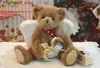 Pluche poppen Cupido pluche teddybeer speelgoedvulling teddybeer en gewrichten kunnen bewegen engelenvleugels vulspeelgoed liefde meisje woondecoratie Q240322