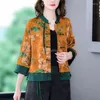 Vêtements ethniques 2024 Style chinois Tang Costume Femme Rétro Cheongsam Blouse National Printemps et Automne Lâche S618