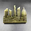 Buzdolabı mıknatısları Paris France Metal 3D Sevimli Mıknatıs Buzdolabı Çıkartmaları Londra Viyana Rusya Mısır Piramidi Dubai Buzdolabı Mıknatıs Dekorasyon Ev Hadi Yüzü Y240