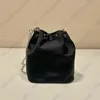 Nylon-Beuteltasche, Spiegelqualität, Designer-Damen-Designer-Nylon-Handtasche, Mini-Tragetasche, kleine Luxusartikel, lange Kette, Schulter-Crossbody-Taschen, Geldbörsen, passende Box