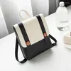 Umhängetaschen Mode Damen Geldbörsen und Handtaschen PU-Abdeckung Lady Small Square Messenger Einfaches Design Mädchen Minitasche