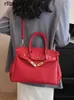 Genuine leather BK Handbag Wedding for Women Bride for Women Red for Women 2024 Fashion Small Wedding Crossbody