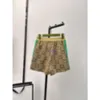 女性の短いスカートセットデザイナードレスデザインTシャツパーカー早春最新のGet ITシリーズイラストレータージョイントジャクアードセットオリジナルCカスタムG Jacquardファブリック494536
