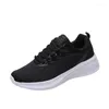 Casual schoenen Zomer Dames Mesh hardloopsneaker Veterschoenen Fitness Sport Licht Comfortabel Ademend Wandelen Tenis Maat 35-41