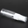 Storage Bottles 200X Empty Clear Plastic Fine Mist Spray With Microfiber Cleaning Cloth 20Ml Refillable Container