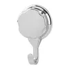 Kitchen Storage 5Pcs Chromed Vacuum Suction Cup Hooks For Towel Bathroom Wall Self Adhesive