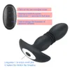 IKOKY telescopico vibrante dildo butt plug vibratore massaggiatore prostatico giocattoli erotici per uomini telecomando anale 240312