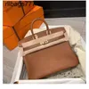 Genuine leather BK Handbag Luxurys Top 2024 Household Women's Large Capacity Layer Litchi Grain Crossbody Women's