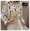 Shoulder Bags Ladies Luxury Handbags Mobile Phone Cotton Linen Mini Portable Buckle Crossbody