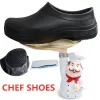 Sandálias New Arrácios Chef Sapatos de cozinha Antiskídeo Impermeável à prova d'água Sapatos de trabalho de trabalho com sapatos de segurança resistentes Tantau tamanhos 3645
