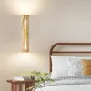 Wandlampen Art Deco Innenlampe Atmosphäre Beleuchtung Schlafzimmer Treppe Salon Wandleuchte Naturstein Holz E27 Glühbirne Tropfen