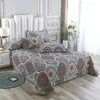 침구 세트 면화 프리미엄 퀼트 베드 스프레드 빈티지 보헤미안 스타일의 이불 커버 4/6pcs 1quilt 1bedspread 2 베개 가짜