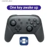 Kontrolery gier joysticks bezprzewodowe gamepad podwójne wibracje jeden klucz wzbudzki Bluetooth z joystick nfc 6 axis joystick dla Nintendo Switch Proy240322